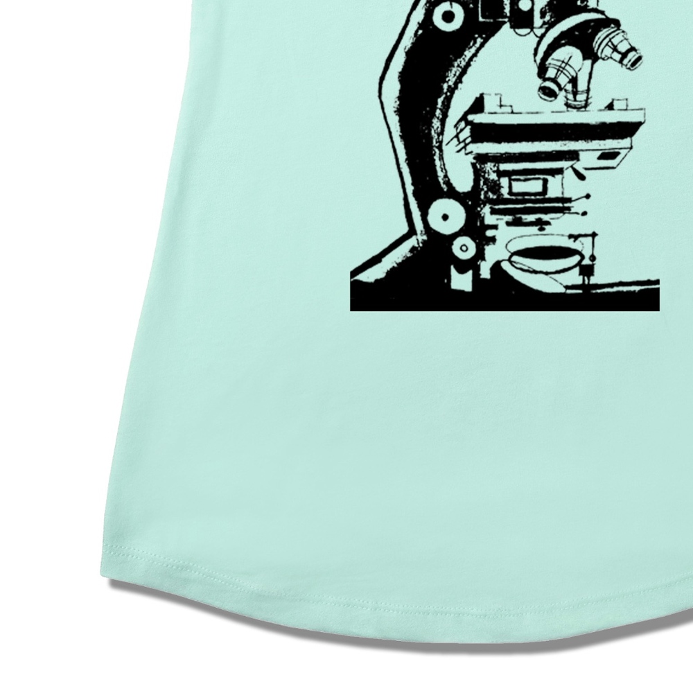 💕Vintage Scientific Microscope Racerback Tank Top - Picture 5 of 8